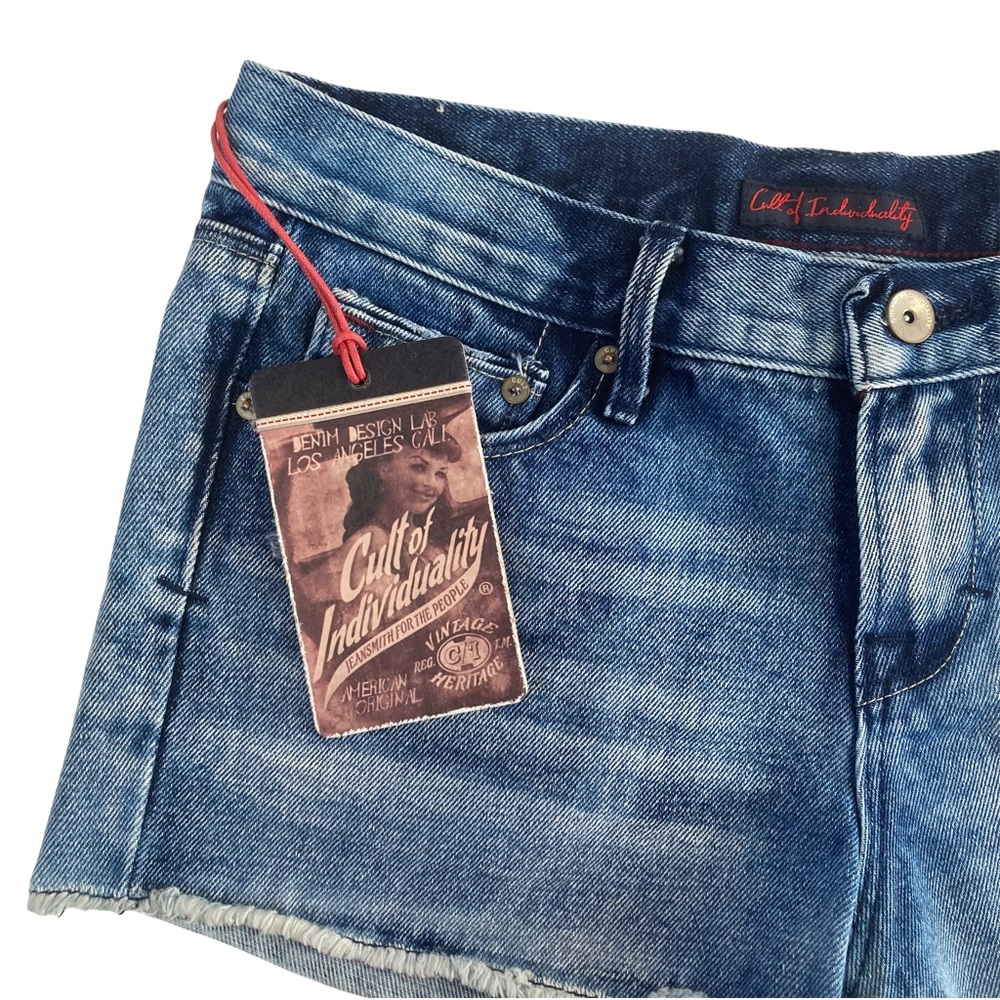Cult of Individuality Tantra Distressed Shorts - Picture 10 of 13